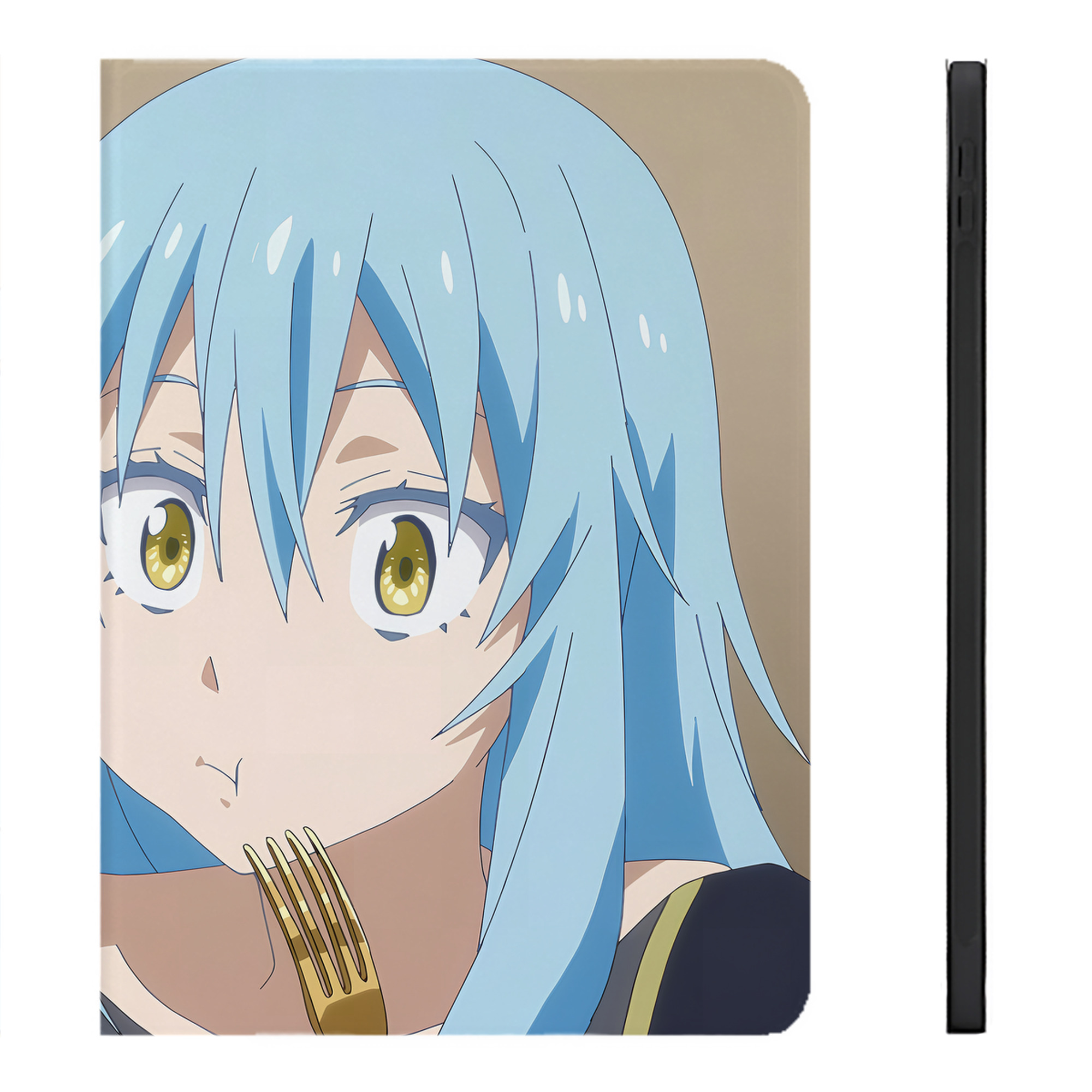（画像用） 転スラ Regarding Reincarnated to Slime IPadケース ペンホルダー付き ブックスタイルデザイン